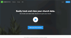 Desktop Screenshot of churchmetrics.com